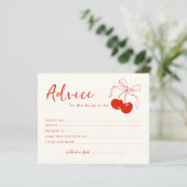 さくらんぼアドバイスカードブライダルシャワー (スタンド正面)