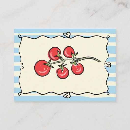 さくらんぼイタリアントマトブックベビー エンクロージャーカード (裏面)