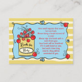 さくらんぼイタリアントマトブックベビー エンクロージャーカード (正面)