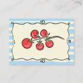 さくらんぼイタリアントマトブックベビー 名刺 (裏面)