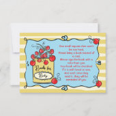 さくらんぼイタリアントマトブックベビー 招待状 (正面)