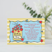 さくらんぼイタリアントマトブックベビー 招待状 (スタンド正面)