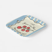 さくらんぼイタリアントマトベビーシャワー ペーパープレート (傾斜あり)