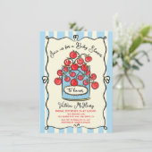 さくらんぼイタリアントマトベビーシャワー 招待状 (スタンド正面)