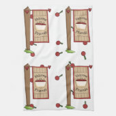 さくらんぼウェルカムフレンズキッチンタオル キッチンタオル (縦)