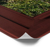 さくらんぼウッド写真窓の風景 – 錯覚 ポスター (角)