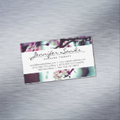 さくらんぼエレガントの花の名前 マグネット名刺 (インサイチュ)