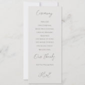 さくらんぼエレガントフラップス結婚式 プログラム | フル (裏面)