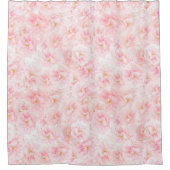 さくらんぼエレガントブロッサムパターンデザイン シャワーカーテン (正面)