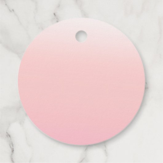 さくらんぼエレガントブロッサムベビーシャワーメッセージカード フェイバータグ (裏面)