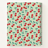 さくらんぼエレガントベビーシャワーギフトリストノート ノートブック (裏面)