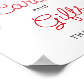 さくらんぼオントップさくらんぼスイートカードとギフトポスター ポスター (角)