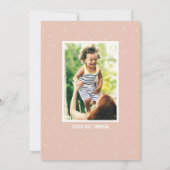 さくらんぼオントップアイスクリームベビーシャワー招待状 招待状 (裏面)