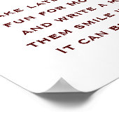 さくらんぼオントップガールベビーシャワー深夜おむつ ポスター (角)