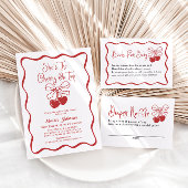 さくらんぼオントップコケットおむつラッフル エンクロージャーカード