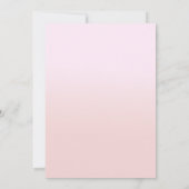 さくらんぼオントップコケットボウさくらんぼガールベビーシャワー 招待状 (裏面)