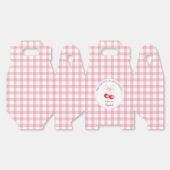 さくらんぼオントップバウ赤ちゃんシャワーありがとう来の フェイバーボックス (見開き)