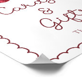 さくらんぼオントップブライダルシャワーカード&ギフト ポスター (角)