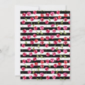 さくらんぼオントップブライダルシャワーミニマル 招待状 (裏面)