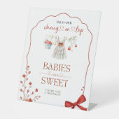 さくらんぼオントップベビーは甘い 台座サイン (正面)