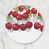 さくらんぼオントップベビーシャワーありがとう フェイバータグ (裏面)