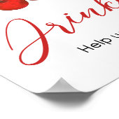 さくらんぼオントップベビーシャワードリンク ポスター (角)