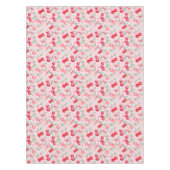 さくらんぼオントップベビーシャワーピンクコケットテーブルクロス テーブルクロス (正面)