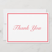 さくらんぼオントップベビーシャワー写真サンキューカード サンキューカード (裏面)