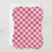 さくらんぼオントップベビーシャワー招待状ガール 招待状 (裏面)