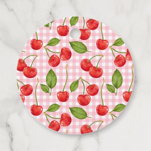 さくらんぼオントップメッセージカード フェイバータグ (裏面)