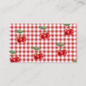 さくらんぼオンブライダルシャワーレシピ要求 エンクロージャーカード (裏面)