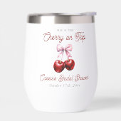 さくらんぼオンモダントップピンクボウブライダルシャワー (左面)