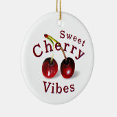 さくらんぼオーナメント セラミックオーナメント (右)