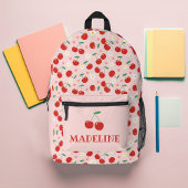 さくらんぼカスタムピンクガールズ プリントバックパック