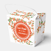 さくらんぼカスタム結婚式の引き出物ギフトボックス フェイバーボックス (裏面サイド)