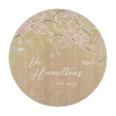 さくらんぼカスタム開花の設立年 カッティングボード (正面)