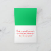 さくらんぼカップケーキサンキュー サンキューカード (内部)