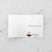 さくらんぼカップケーキベーカリーサンキューカード サンキューカード (内部)