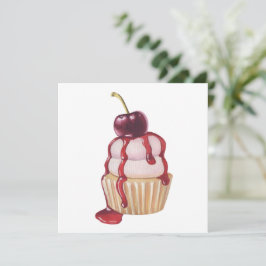 さくらんぼカップケーキ シーズンカード