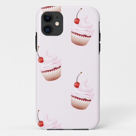 さくらんぼカップケーキ Case-Mate iPhoneケース (裏面)