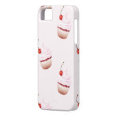 さくらんぼカップケーキ Case-Mate iPhoneケース (裏面左)