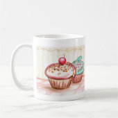 さくらんぼカップケーズマグ コーヒーマグカップ (左)