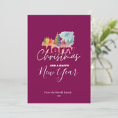 さくらんぼカラフルウィンターワンダーランドウォーターカラー シーズンカード (スタンド正面)