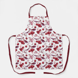 さくらんぼカラー&ブロッサム エプロン