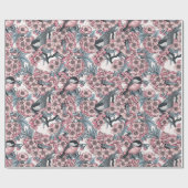 さくらんぼガーデンラッピング紙 ラッピングペーパー (フラット)