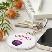 さくらんぼキスキーチェーン キーホルダー (正面右)