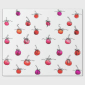 さくらんぼギフト包装紙 ラッピングペーパー (フラット)