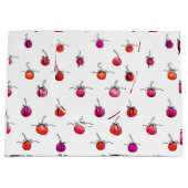 さくらんぼギフト包装紙 ラージペーパーバッグ (正面)