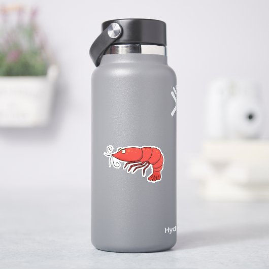 さくらんぼクラシックエビのステッカー シール (HydroFlask)