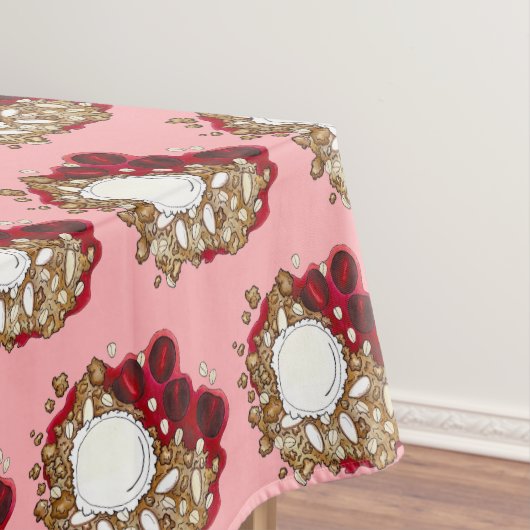 さくらんぼクランブルコブラーデザートアイスクリームピクニック テーブルクロス (インサイチュ)